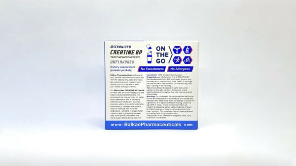 Creatine Balkan Pharma (Non Aromatisé) (30 x 5 mg) – Image 7